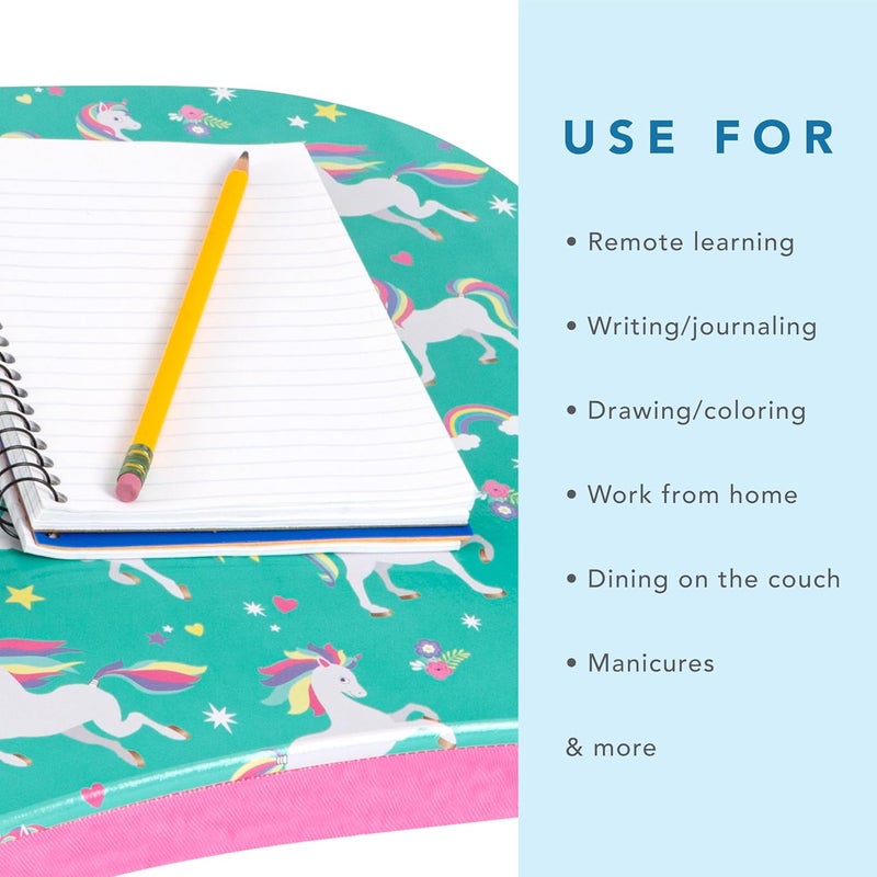 LapGear MyStyle Portable Lap Desk with Cushion - Unicorn - Fits up to 15.6 Inch Laptops - Style No. 45357 - Image 4